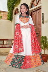 OC 176 Chanderi Printed Navratri Special Girls Wear Kids Lehenga Choli Wholesale Shop In Surat